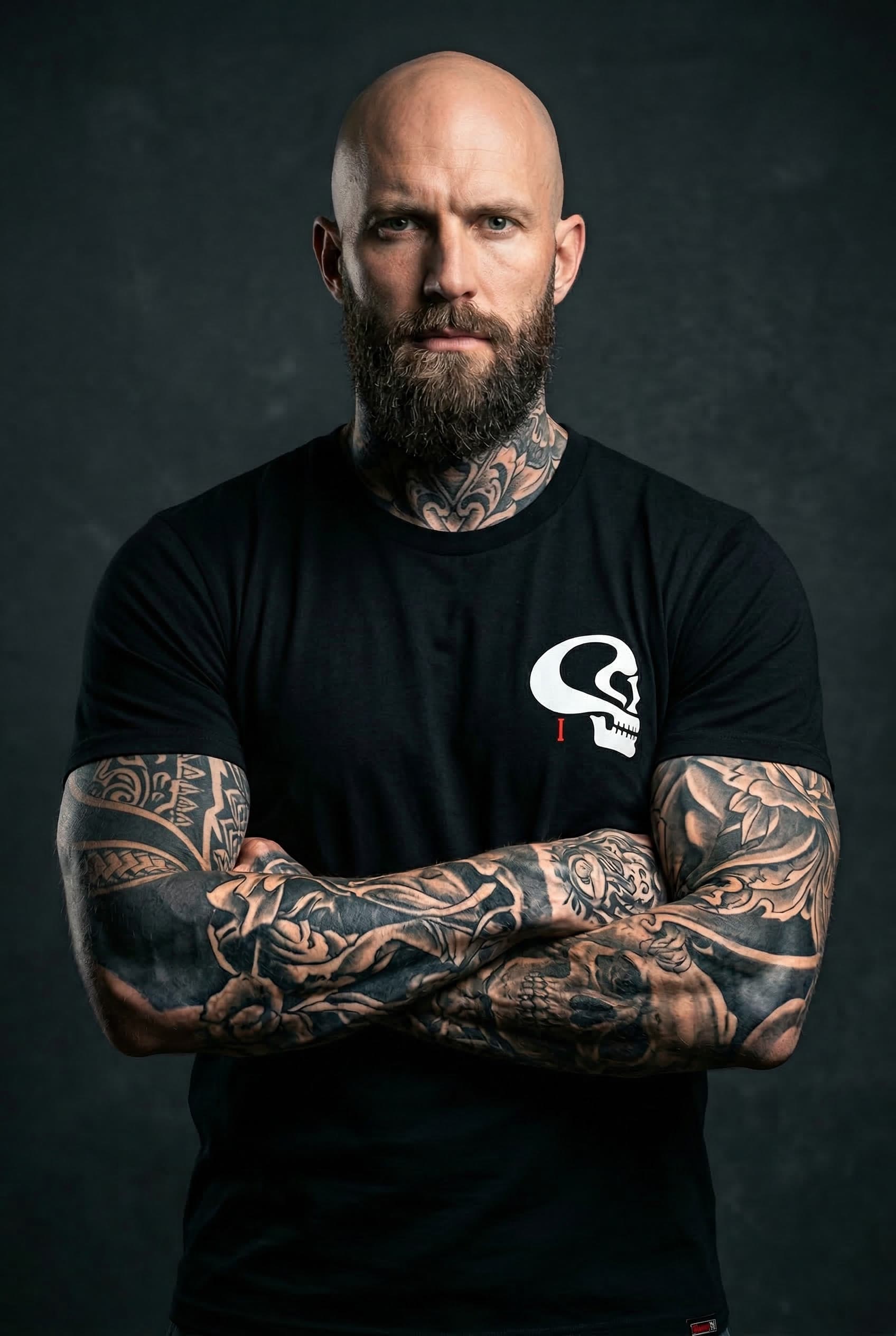 Fallen Angel Tee — Male Model Studio Front View