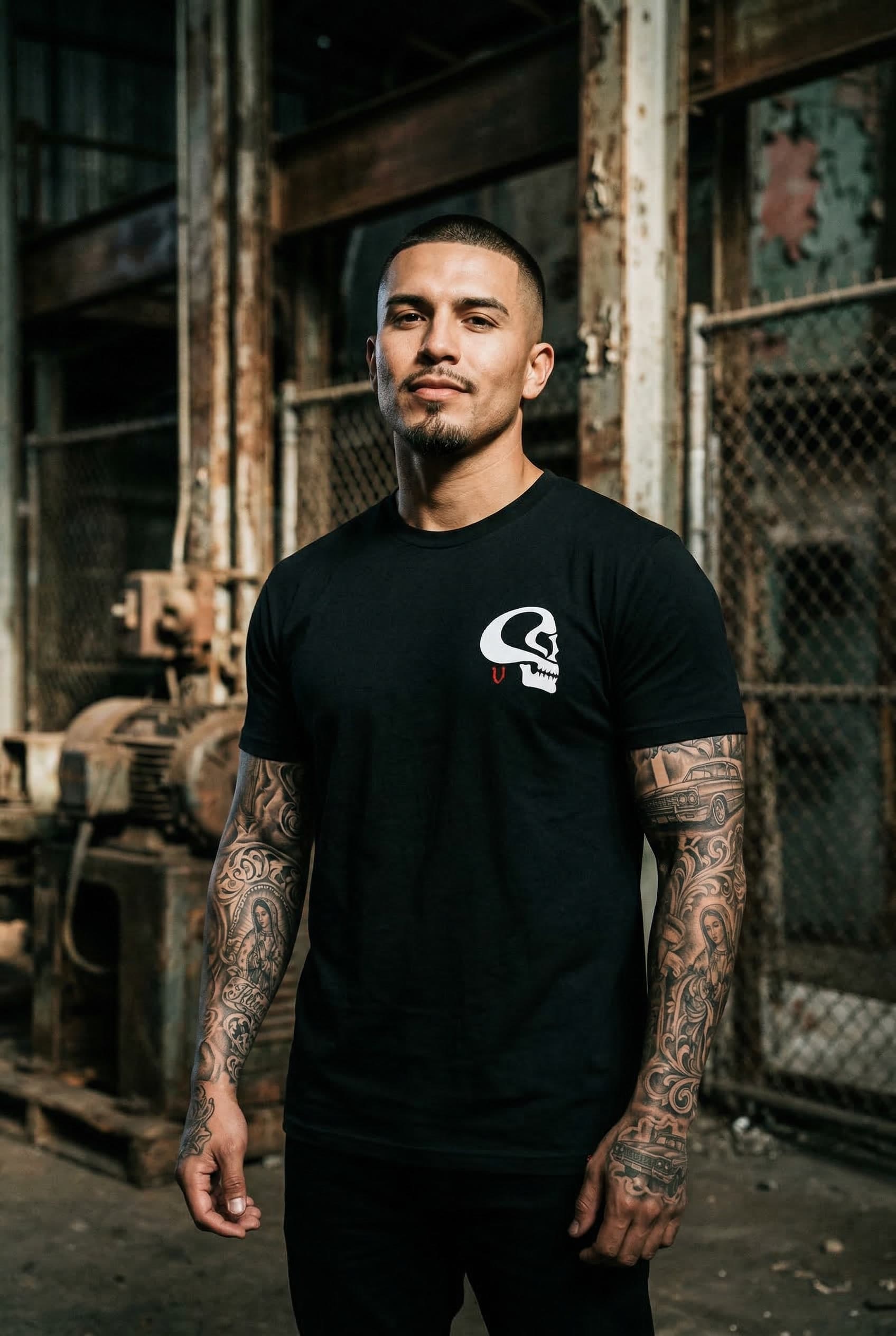 Odin Tee — Male Model Warehouse Front View