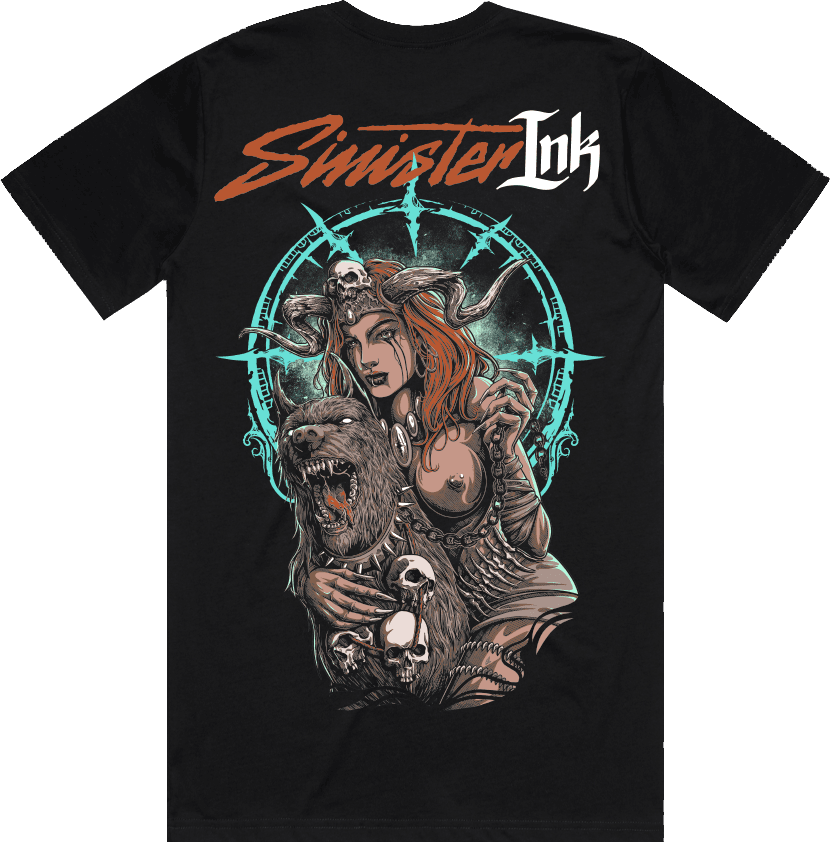 Sigyn Tee Back Design Flat Lay