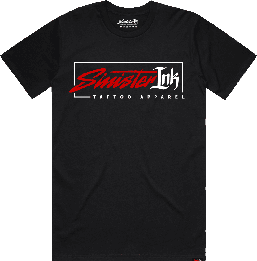 Sinister Ink Original Tee Front Flat Lay